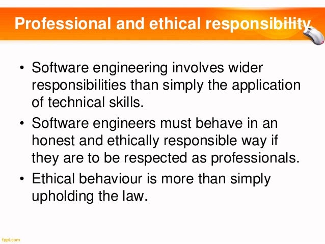 introduction software engineering responsibilities of a software engineer