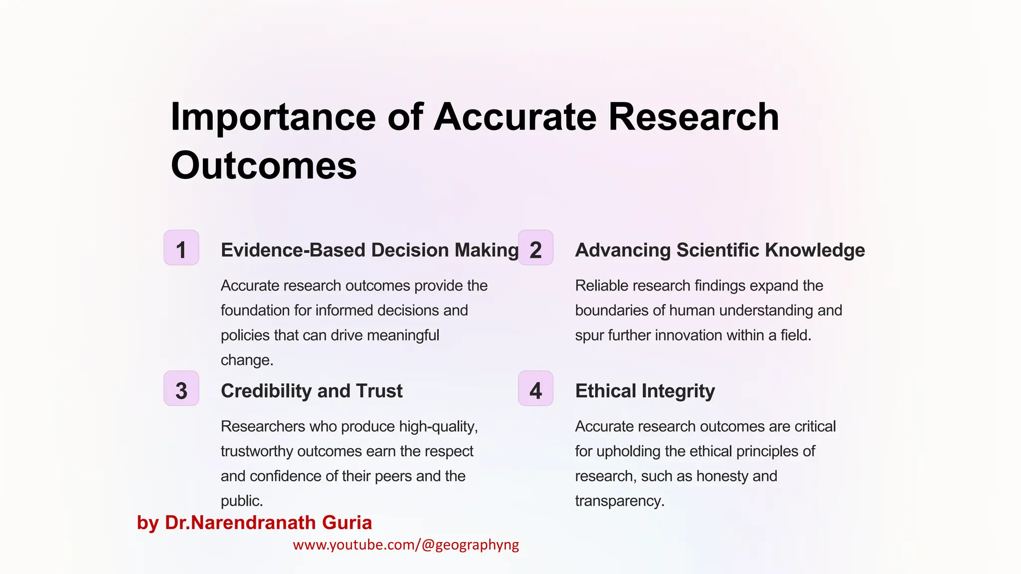 Outcomes Research Informatics The-Significance of Research Outcomes | Research Methodology | PPTX