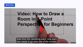 Intro to 1 Point Perspective Drawing.pdf | 3-D Graphics | Computer ...