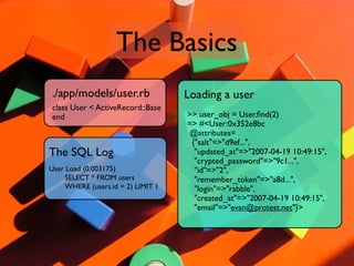 Introduction to Active Record at MySQL Conference 2007