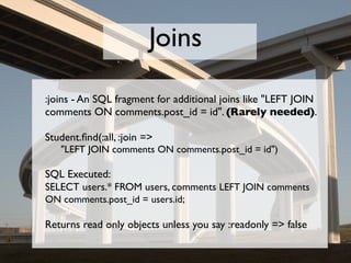 Introduction to Active Record at MySQL Conference 2007