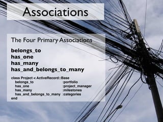 Introduction to Active Record at MySQL Conference 2007