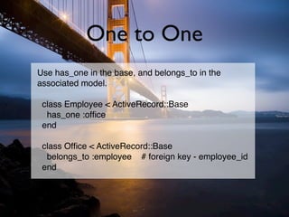 Introduction to Active Record at MySQL Conference 2007