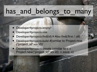 Introduction to Active Record at MySQL Conference 2007