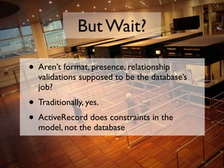 Introduction to Active Record at MySQL Conference 2007