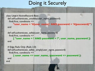 Introduction to Active Record at MySQL Conference 2007