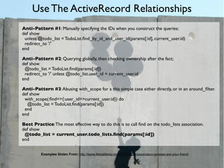 Introduction to Active Record at MySQL Conference 2007