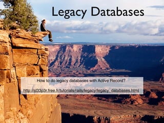 Introduction to Active Record at MySQL Conference 2007