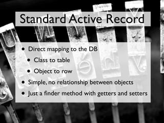 Introduction to Active Record at MySQL Conference 2007