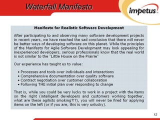 Waterfall Manifesto 