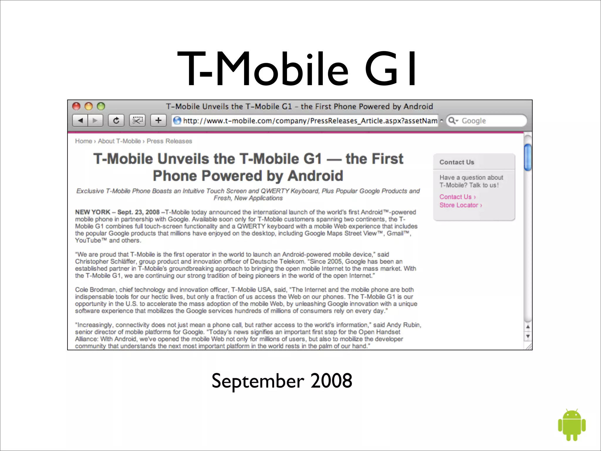 Introduction to Android - Mobile Portland