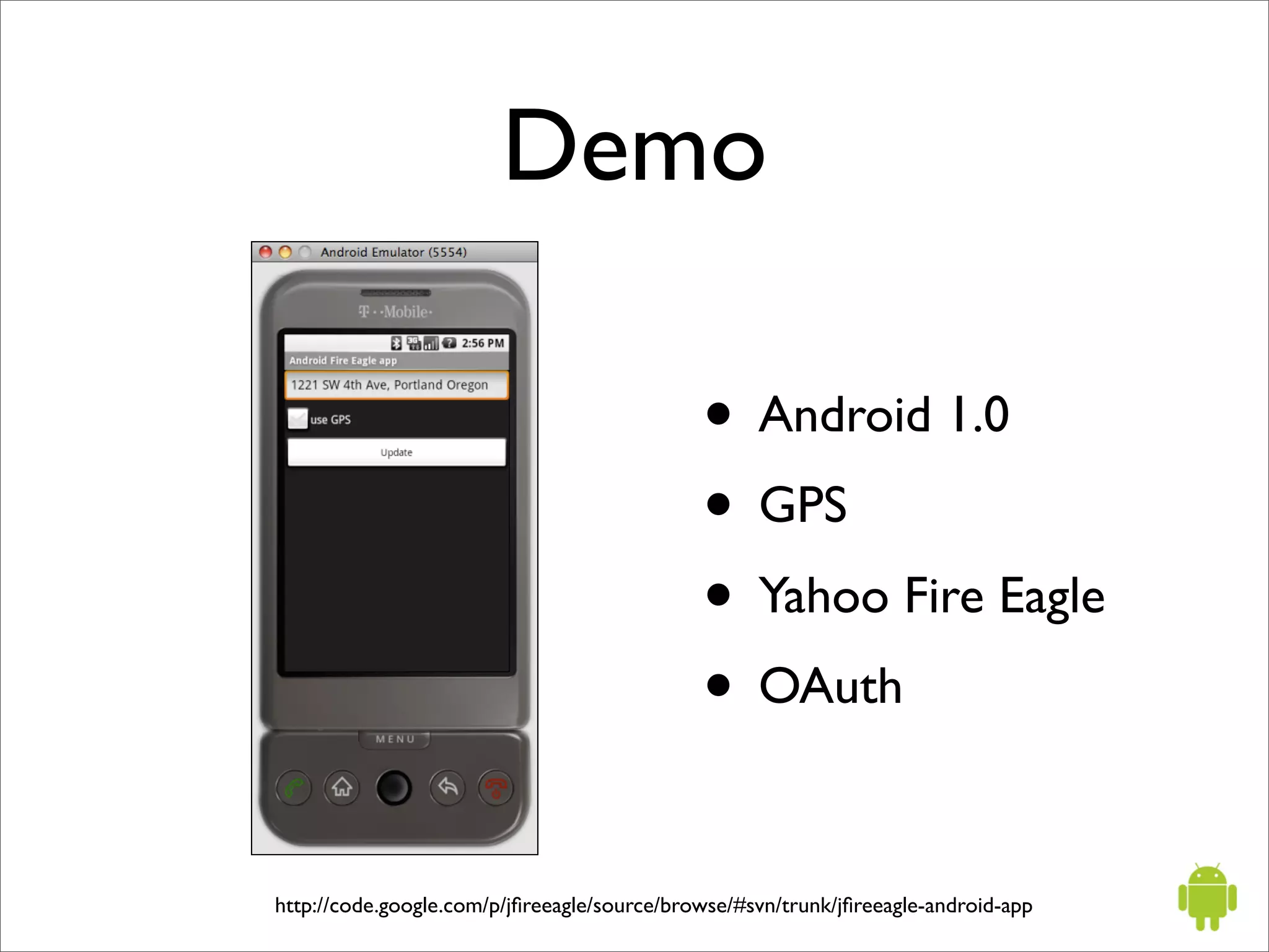 Introduction to Android - Mobile Portland