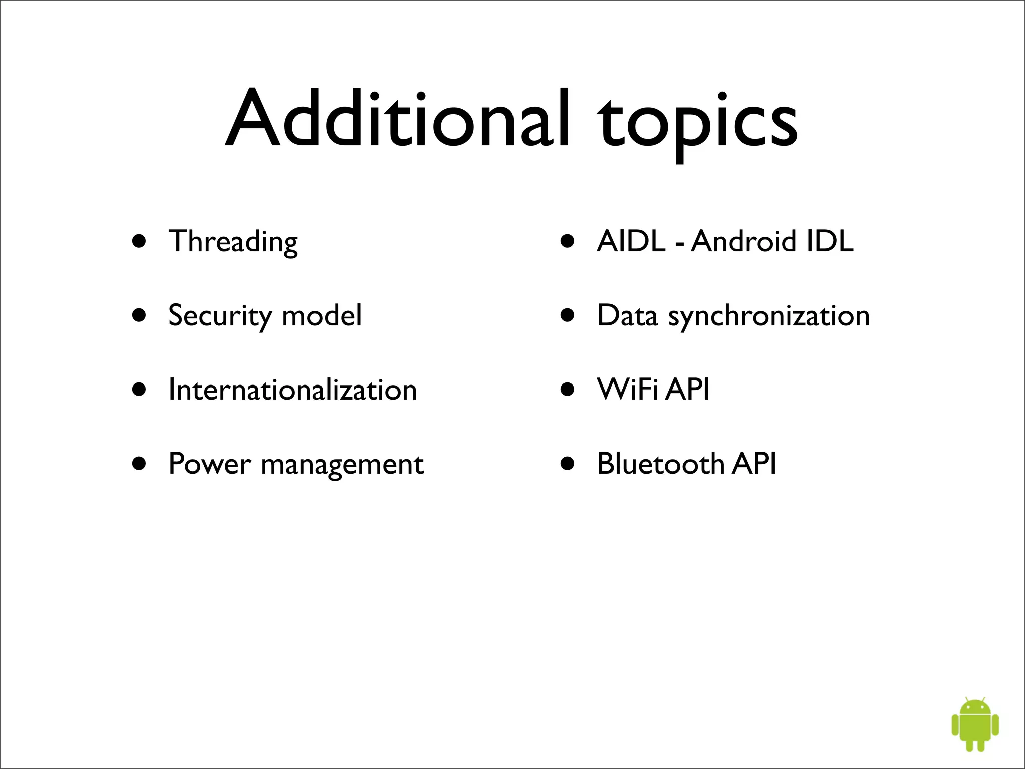 Introduction to Android - Mobile Portland