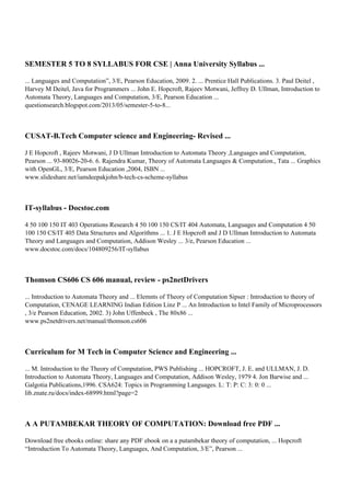Introduction to-automata-theo | PDF