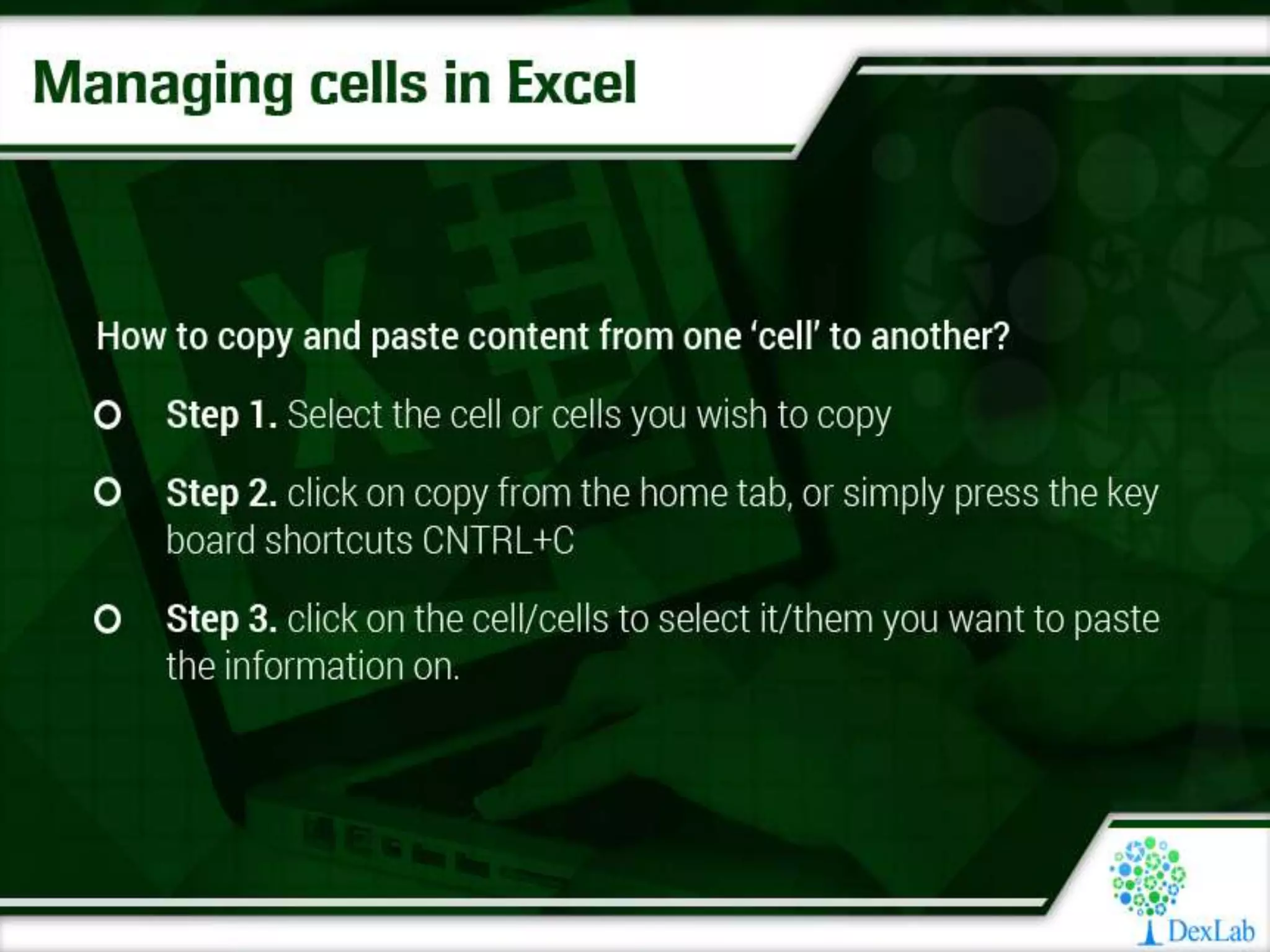 Dexlab Analytics - The Rudiments of MS Excel