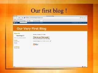 Our first blog ! 