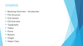 Introduction to BOOTSTRAP | PPT