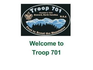 Welcome to Troop 701 