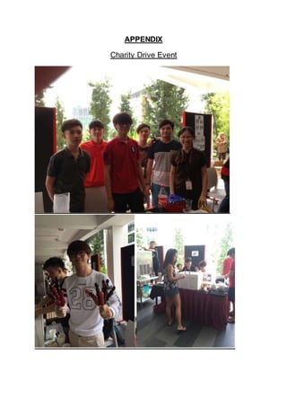 APPENDIX
Charity Drive Event
 
