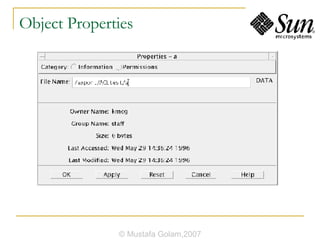 Object Properties © Mustafa Golam,2007 