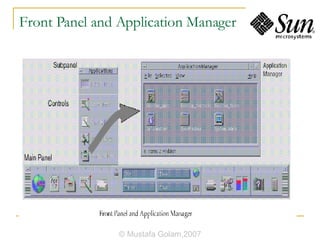 Front Panel and Application Manager © Mustafa Golam,2007 