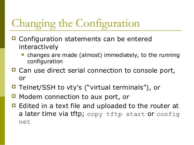 Router exame