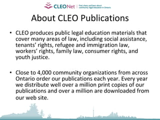 Introduction to CLEONet | PPT