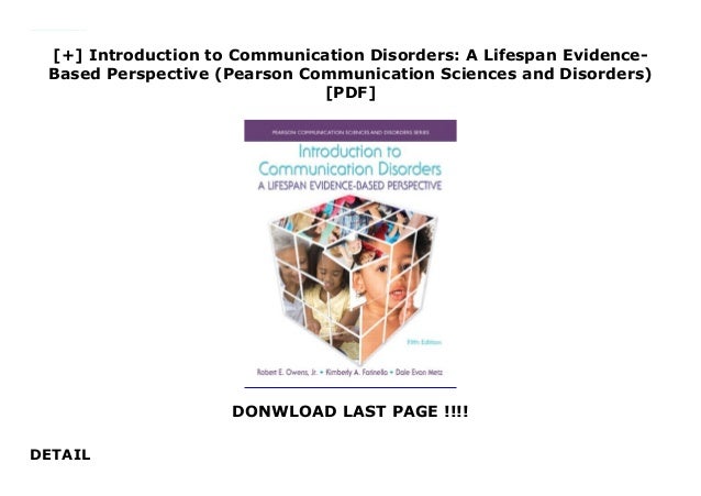 thesis on communication disorders