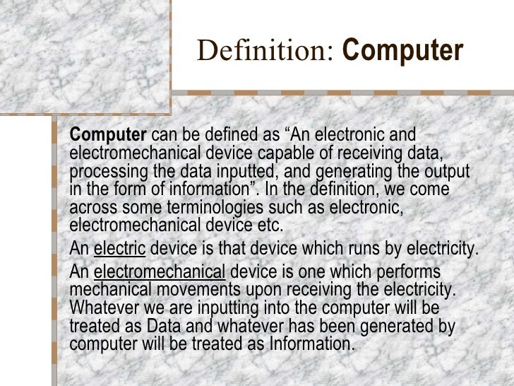 Introduction To Computer 1
