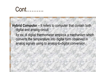 Introduction To Computer 1 | PPT