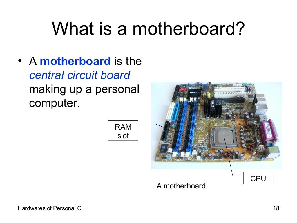 Introduction To Computer Hardware Introduction to computer hardware