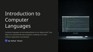 Introduction-to-Computer-Languages.pptxx | PPT | Free Download