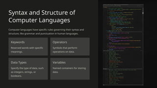 Introduction-to-Computer-Languages.pptxx | PPT | Free Download