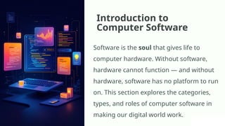 Comprehensive Overview of Computer Software: Types, Functions, and ...