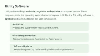 Optional Software Comprehensive Overview of Computer Software: Types, Functions, and ...