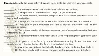 Css - INTRODUCTION-TO-COMPUTER- Lesson 1pptx | PPTX