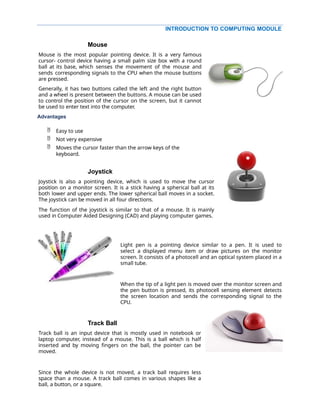 Introduction to Computing Lesson 4 on Computer | PPTX