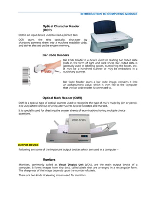 Introduction to Computing Lesson 4 on Computer | PPTX
