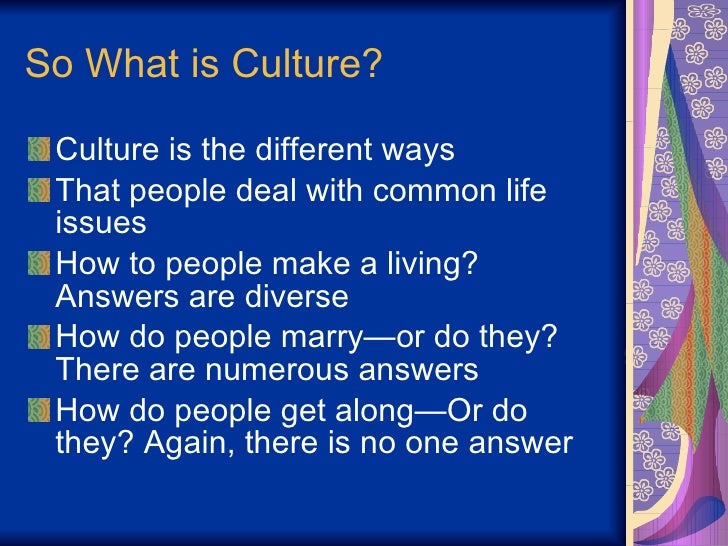How many cultures are there in the world?