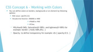 Introduction-to-CSS.pptx alll about css types | PPTX