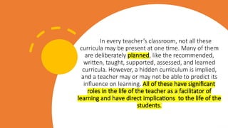 **Introduction to Curriculum** Curriculum | PPTX