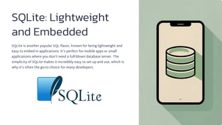 Introduction-to-Databases-SQL-Flavors | PPT