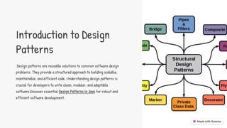 Mastering Design Patterns in Java: A Comprehensive Guide | PPT