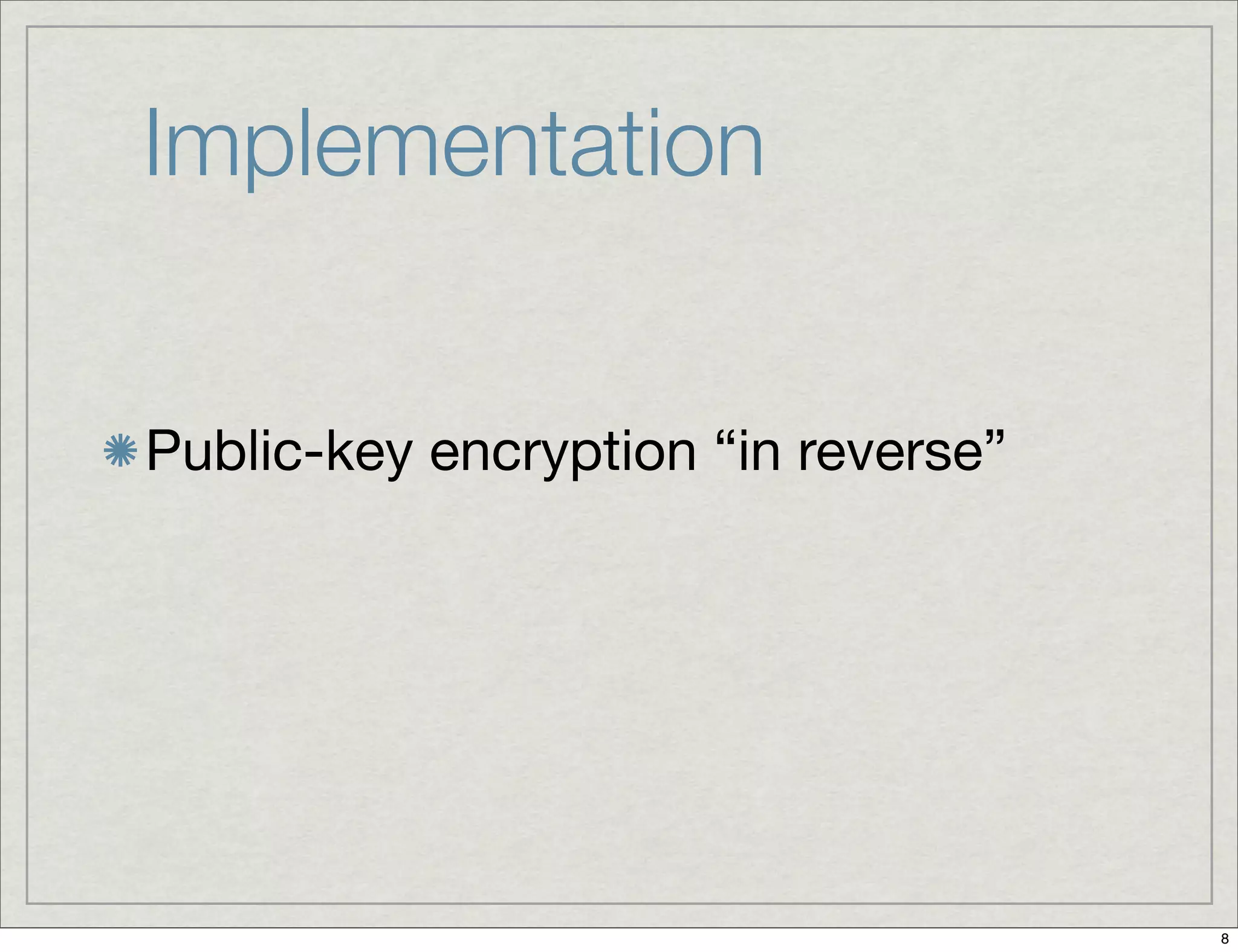 Introduction To Digital Signatures