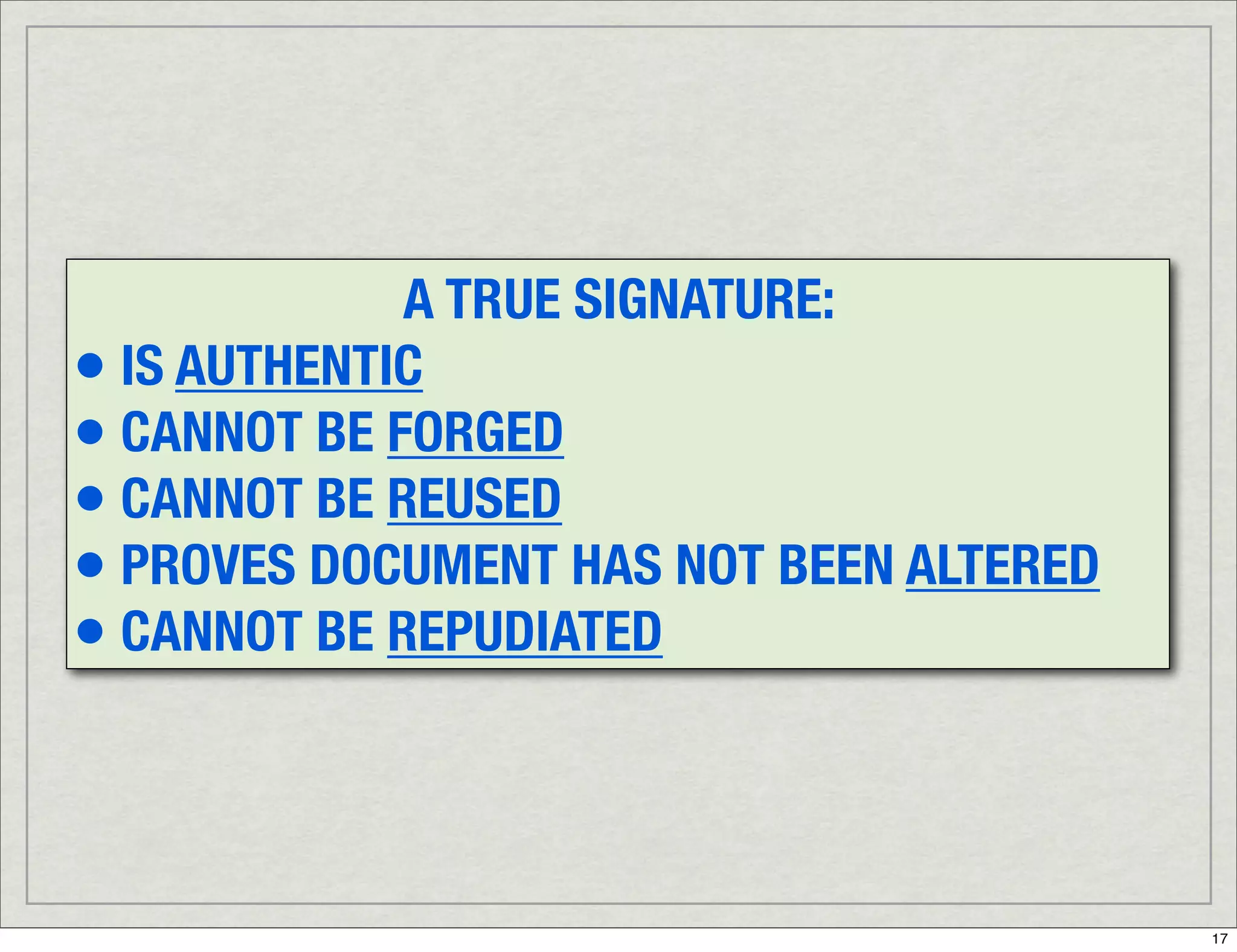 Introduction To Digital Signatures