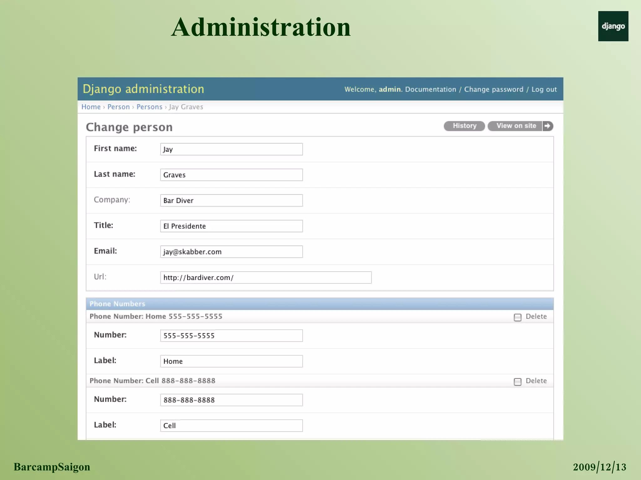 Administration