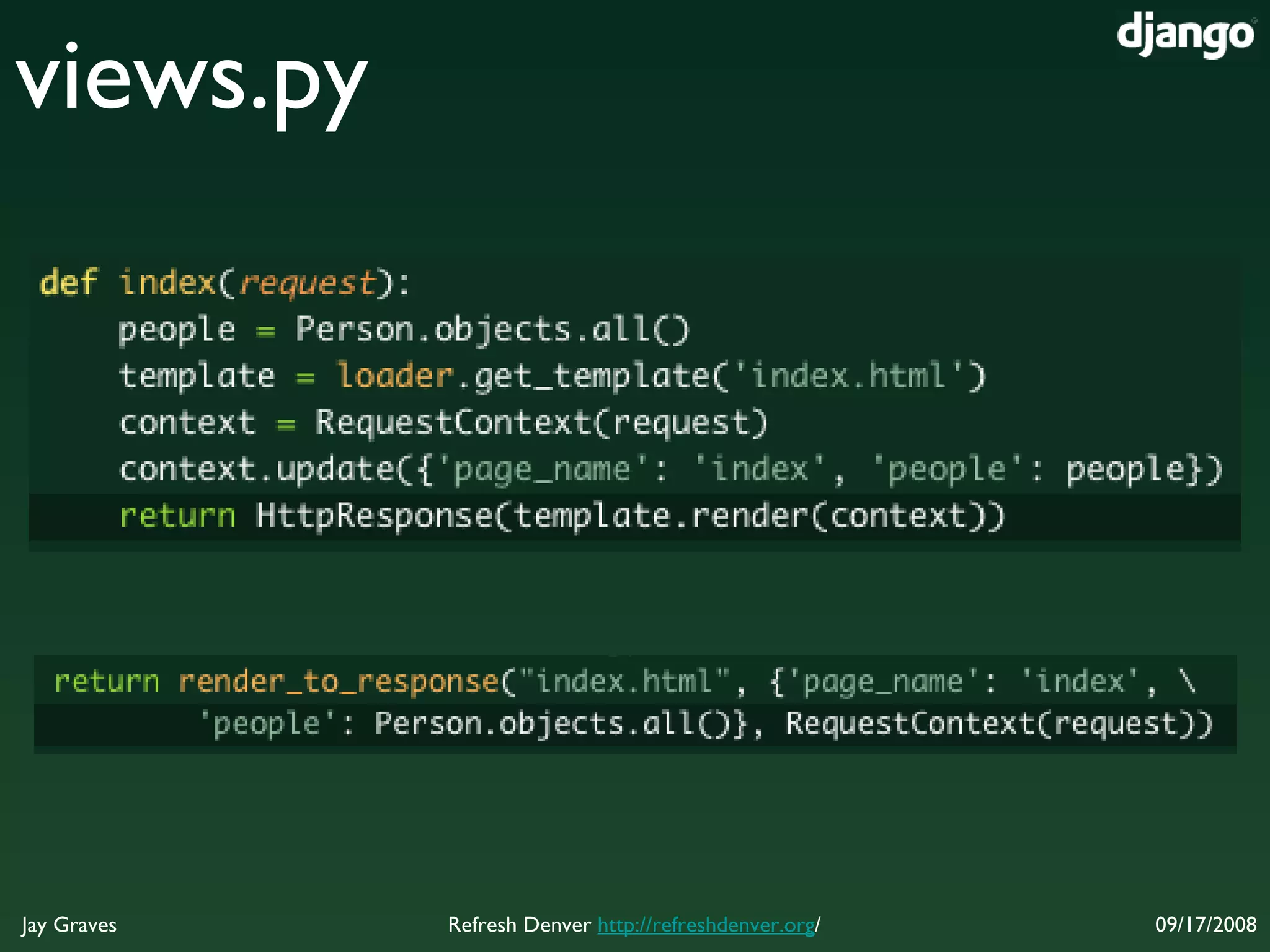 Introduction To Django | PPT