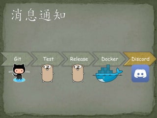 Git Test Release Docker Discord
 