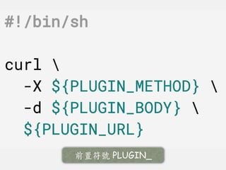 前置符號 PLUGIN_
 