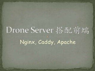 Nginx, Caddy, Apache
 